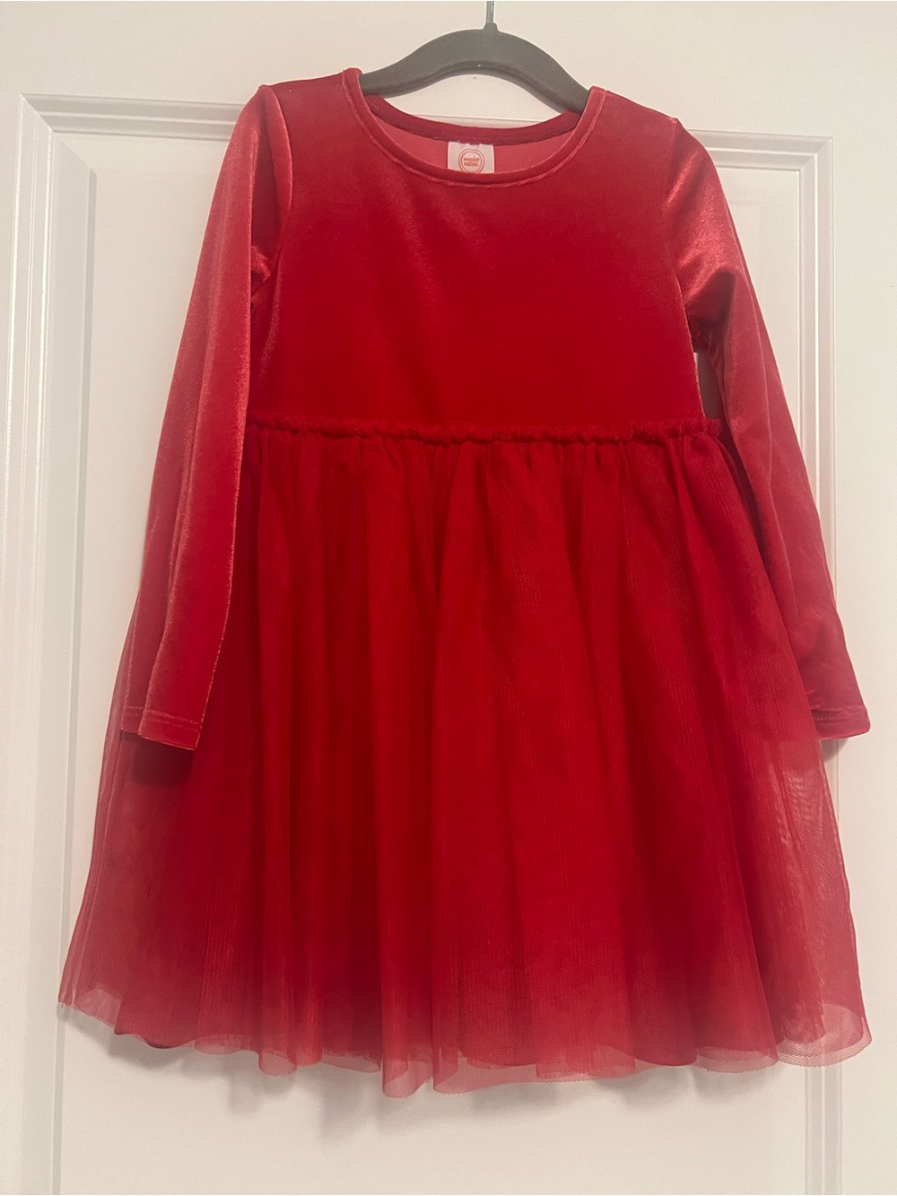 wonder nation Red Velvet & Tulle Holiday Dress